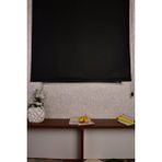 Setekshome Siyah Düz Etek Dilimsiz Ferme Blackout P-5000 Zebra Stor Güneşlik Perde