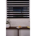 Setekshome Siyah Düz Etek Dilimsiz Siyah 10687 V10 Zebra Stor Güneşlik Perde