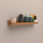 SETLİ DUVAR RAFI 140 cm BAMBU ( MAT )