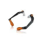 setmoto ELCİK MANET KORUMA - CNC İŞLEME - KARBON KOL- UNIVERSAL ÜRÜN - TURUNCU