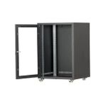 Setrack 19'' 16U 600X800 Tekerlekli Camlı Rack Kabinet - 1 TB - Yok