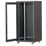 SETRACK 19'' 20U 600X800 CAMLI TEKERLEKLİ RACK KABİNET