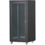 Setrack 19'' 42U 600X600 Camlı Tekerlekli Rack Kabinet - 1 TB - Yok