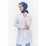 Setrms Çizgili Pamuk Tunik