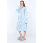 Seva Anne, Hastane Geceliği Battal Rahat Kalıp - Mavi - 3XL