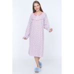 Seva Anne, Hastane Geceliği Battal Rahat Kalıp - Pembe - 2XL