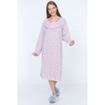 Seva Anne, Hastane Geceliği Battal Rahat Kalıp - Pembe - 3XL