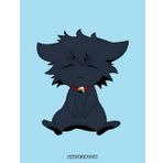 Sevamp Kurro Sleepy Ash Black Cat Sketchbook: Blank Paper for Drawing- Large Notebook for Practice Drawing, Sketching, Doodling, Journal, Sketch Pad- 120 pages - 8.5" x 11"