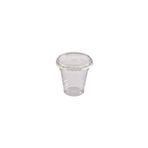 SEVAPET 10oz 300cc Plastik Pet Bardak Düz + Delik Kapaklı 100 Adet