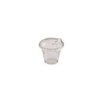 SEVAPET 8oz 250cc Plastik Pet Bardak 100 Adet Klips Kapaklı