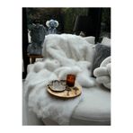 sevaradekor Peluş Örtü Kaymaz Koltuk Örtüsü Lolita Koltuk Örtüsü 200 X 75 Cm