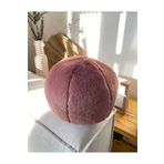 sevaradekor Peluş Top Yastık Erguvan Top yastik