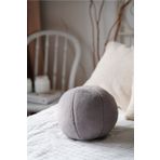 sevaradekor Peluş Top Yastık Gri