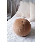 sevaradekor Peluş Top Yastık Kahve