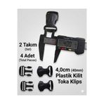 SEVBAGS ÇANTA KİLİTİ PLASTİK KİLİT TOKA KLİPS