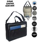 SEVBAGS EVRAK ÇANTASI SUNİ DERİ SU GEÇİRMEZ ASTAR