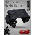 Sevbags Motosiklet Cepli Heybe Çanta Siyah Polyester Malzemeden Üretilmiş Fonksiyonel Aksesuar