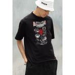 Sevbano Berserk Baskılı Unisex Oversize Anime Tişört - 01 Siyah - 2XL