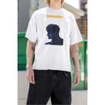 Sevbano Berserk Baskılı Unisex Oversize Anime Tişört - Beyaz - 2XL