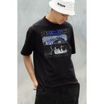 Sevbano Demon Killer Kill Them All Baskılı Unisex Anime Karakter Tişört - 01 Siyah - 2XL