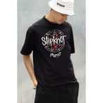 Sevbano Slipknot Maggot Müzik Grubu Baskılı Unisex Oversize Tişört - 01 Siyah - 3XL
