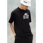 Sevbano Sporcu Tişörtü No Pain No Gain Baskılı Tişört, Oversize Fitness Gym Tişört - 01 Siyah - 4XL