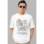 Sevbano Tasarım 2pac All Eyez On Me Tupac Rapper Şarkıcı Baskılı Unisex Oversize Tişört - Beyaz - XS