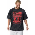 Sevbano Tasarım Efsane Dizi Breaking Bad Baskılı Unisex Oversize Vintage Yıkamalı Tişört - Siyah