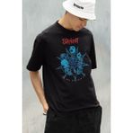 Sevbano We Are Not Your Kind Slipknot Baskılı Unisex Oversize Rock Metal Tişört - 01 Siyah - XL