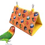Sevda/cennet Papağanı Uyku Hamağı Çadırı Kuş Oyuncağı (Kahverengi)