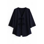 SevdeUgur Kimono Gömlek Çift Bağcıklı – Trend Tesettür Şıklığı, Yeni Sezon Tasarım Tunik