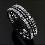 Seven Art Jewelry Doğal Taş Bileklik, Map Jasper, Hematit ve Akik Taşı Tarz Bileklik, Erkek Bileklik, Kadın Bileklik