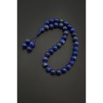 Seven Art Jewelry Orijinal Doğal Taş 8mm Lapis Lazuli Taşı 33'lü Tesbih, Erkek Hediye, El Yapımı Tesbih