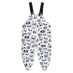 SEVEN BB Erkek Kız Çocuk Yağmur Pantolonu Çocuk Su Geçirmez Üst Pantolon Küçük Çocuklar Köpek Yağmur Pantolonu Bebek Yağmurluk 5 Yaş