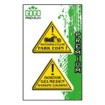 Sevenkardesler Fark Edın (4X5 Cm) Ikılı Damla Etıket