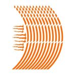 Sevenkardeşler Florasan Turuncu Kesik Jant Şeridi