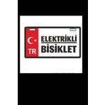 SEVENKARDEŞLER KIRMIZI ELEKTRİKLİ BİSİKLET E-BİKE PLAKALIK