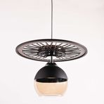 Sevenlight Bisiklet Dekoratif Tekli Ahşap Avize