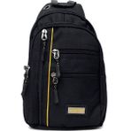 Seventeen 3473-22 Siyah Çizgili Body Bag Erkek Çapraz Çanta