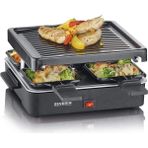 Severın Rg 2370 - Yapışmaz Plakalı ve 4 Tavalı Mini Raclette Izgara - Siyah