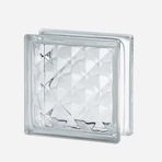 Seves Glass Block Piramit Desenli Cam Tuğla 19 x 19 x 8 cm
