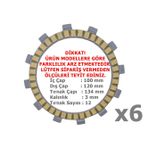 Sevgent Cf Moto Sr250 Debriyaj Balatası 6 Lı Hn 12T 100-120-134 Mm