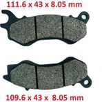 Sevgent Honda Pcx 125-150 Ön Fren Disk Balatası 2011-2017 Fa603