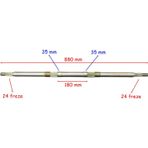 Sevgent Kuba Atv Mx220 Aks 880 Mm 2 Yivli Bilya Yatağı 35 24 Freze Öm
