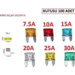Sevgent Mini Bıçak Sigorta 30 Amper