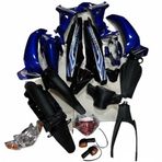 Sevgent Yamaha Crypton C8 Kaporta Seti Mavi 20 Parça Far Stop Dahil (2010-2014)