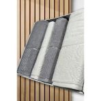 Sevgi Hamam Takımı 4 Parça Krem - Gri