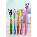 sevgi kırtasiye Kuromi Ve Arkadaşları Görünmez Kalem Seti 5'lı Set - Hello Kitty Jel Kalem Hediyeli