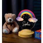 Sevgi Lambası Gökkuşağı Rainbow Doğum Günü Hediyesi Led Lamba, Çocuk Odası Gece Lambası