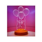 Sevgi Lambası Iyi Ki Doğdun Hediyesi Balon 3 Boyutlu 3d Led Lamba